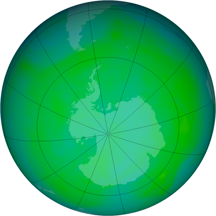 Ozone Map 1982-12-24